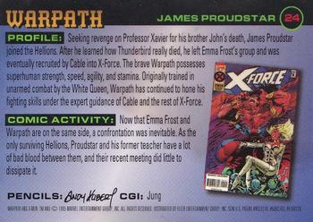 1995 Ultra X-Men Chromium #24 Warpath Back