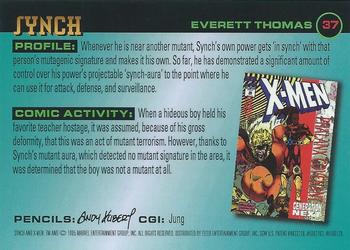 1995 Ultra X-Men Chromium #37 Synch Back