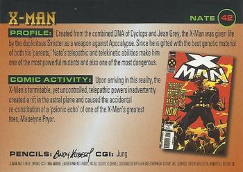 1995 Ultra X-Men Chromium #42 X-Man Back