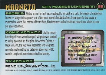 1995 Ultra X-Men Chromium #55 Magneto Back