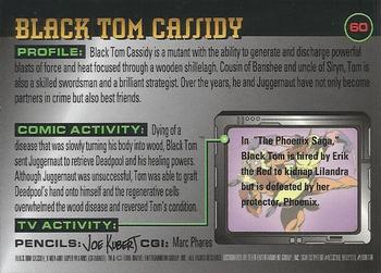 1995 Ultra X-Men Chromium #60 Black Tom Cassidy Back
