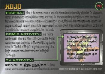 1995 Ultra X-Men Chromium #70 Mojo Back