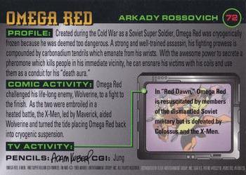 1995 Ultra X-Men Chromium #72 Omega Red Back