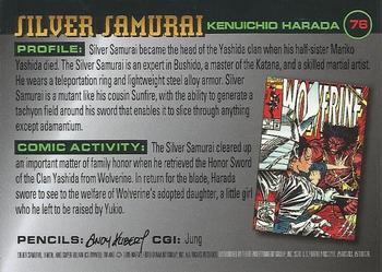 1995 Ultra X-Men Chromium #76 Silver Samurai Back