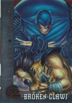 1995 Ultra X-Men Chromium #88 Broken Claws Front