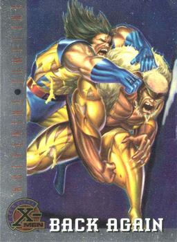 1995 Ultra X-Men Chromium #89 Back Again Front