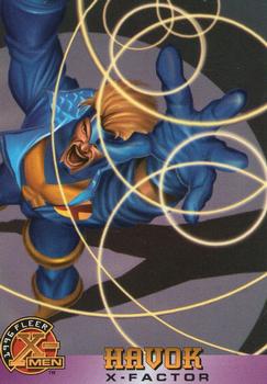 1996 Fleer X-Men #15 Havok Front