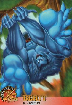 1996 Fleer X-Men #2 Beast Front