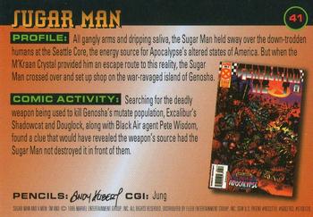 1996 Fleer X-Men #41 Sugar Man Back