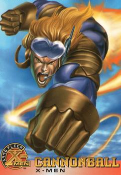 1996 Fleer X-Men #4 Cannonball Front