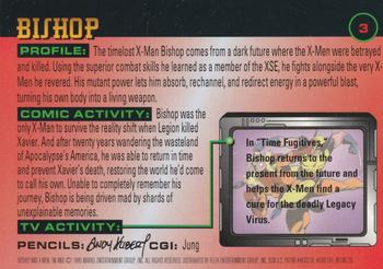 1996 Fleer X-Men #3 Bishop Back