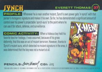1996 Fleer X-Men #37 Synch Back