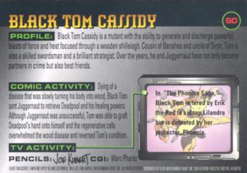 1996 Fleer X-Men #60 Black Tom Cassidy Back