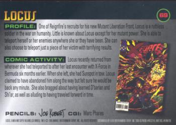 1996 Fleer X-Men #69 Locus Back