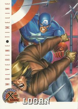 1996 Fleer X-Men #80 Logan Front