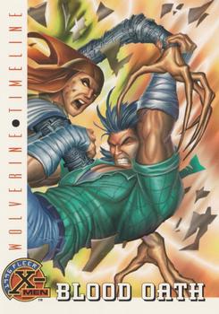 1996 Fleer X-Men #87 Blood Oath Front