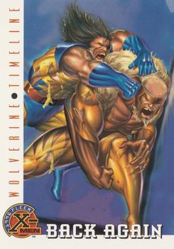1996 Fleer X-Men #89 Back Again Front