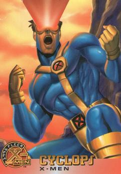 1996 Fleer X-Men #5 Cyclops Front