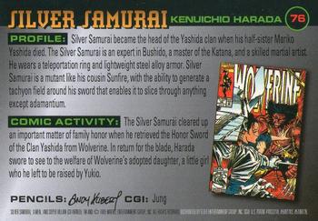1996 Fleer X-Men #76 Silver Samurai Back