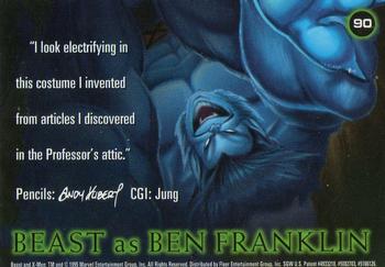 1996 Fleer X-Men #90 Beast Back