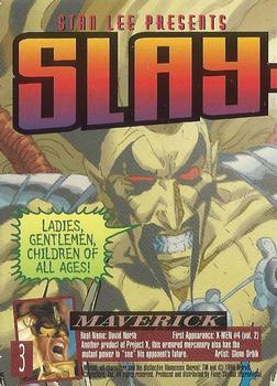 1996 Ultra X-Men Wolverine #3 Maverick Back