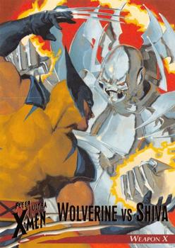 1996 Ultra X-Men Wolverine #5 Wolverine vs. Shiva Front