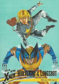 1996 Ultra X-Men Wolverine #63 Wolverine & Longshot Front