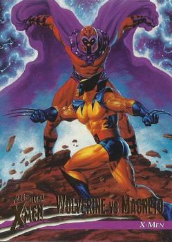 1996 Ultra X-Men Wolverine #77 Wolverine vs. Magneto Front