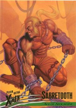 1996 Ultra X-Men Wolverine #83 Sabretooth Front