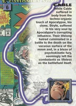 1997 Fleer/SkyBox X-Men '97 Timelines #6 Cable Back