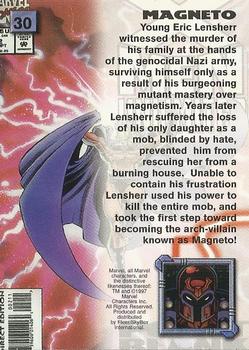 1997 Fleer/SkyBox X-Men '97 Timelines #30 Magneto Back