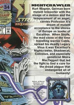 1997 Fleer/SkyBox X-Men '97 Timelines #34 Nightcrawler Back
