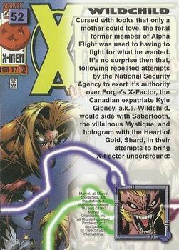 1997 Fleer/SkyBox X-Men '97 Timelines #52 Wildchild Back