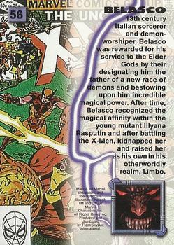 1997 Fleer/SkyBox X-Men '97 Timelines #56 Belasco Back