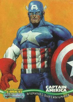1997 Fleer/SkyBox X-Men '97 Timelines #65 Captain America Front