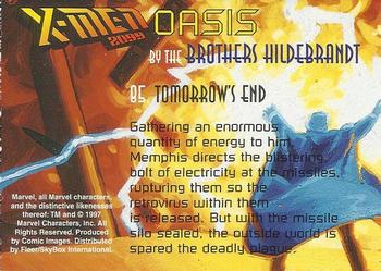 1997 Fleer/SkyBox X-Men 2099 Oasis #85 Tomorrow's End Back
