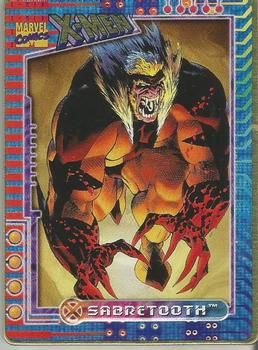 1996 Metallic Impressions X-Men #20 Sabretooth Front