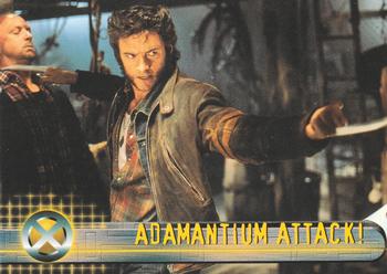 2000 Topps X-Men The Movie #20 Adamantium Attack! Front
