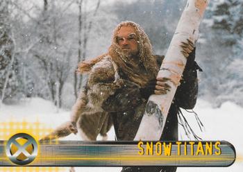 2000 Topps X-Men The Movie #24 Snow Titans Front
