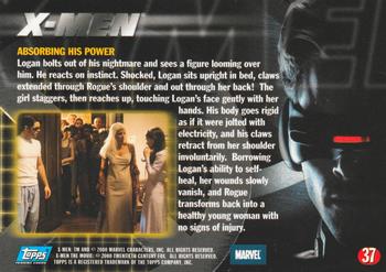 2000 Topps X-Men The Movie #37 Absorbing His Power Back