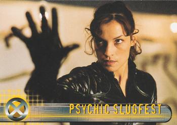 2000 Topps X-Men The Movie #54 Psychic Slugfest Front