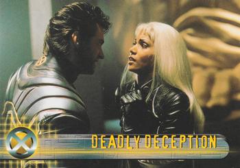 2000 Topps X-Men The Movie #56 Deadly Deception Front