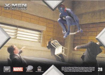 2006 Rittenhouse XIII: X-Men The Last Stand #28 Movie Action Card Back