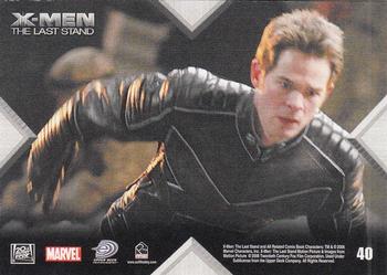 2006 Rittenhouse XIII: X-Men The Last Stand #40 Movie Action Card Back