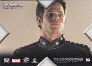 2006 Rittenhouse XIII: X-Men The Last Stand #53 Movie Action Card Back