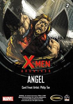 2009 Rittenhouse X-Men Archives #2 Angel Back