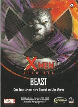 2009 Rittenhouse X-Men Archives #4 Beast Back