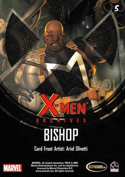 2009 Rittenhouse X-Men Archives #5 Bishop Back