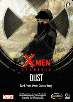 2009 Rittenhouse X-Men Archives #18 Dust Back
