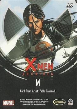 2009 Rittenhouse X-Men Archives #35 M Back